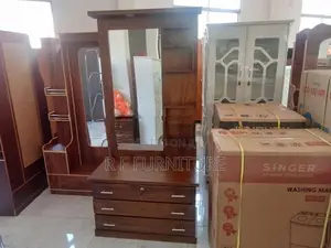 Teak Dressing Table with Cupboard
