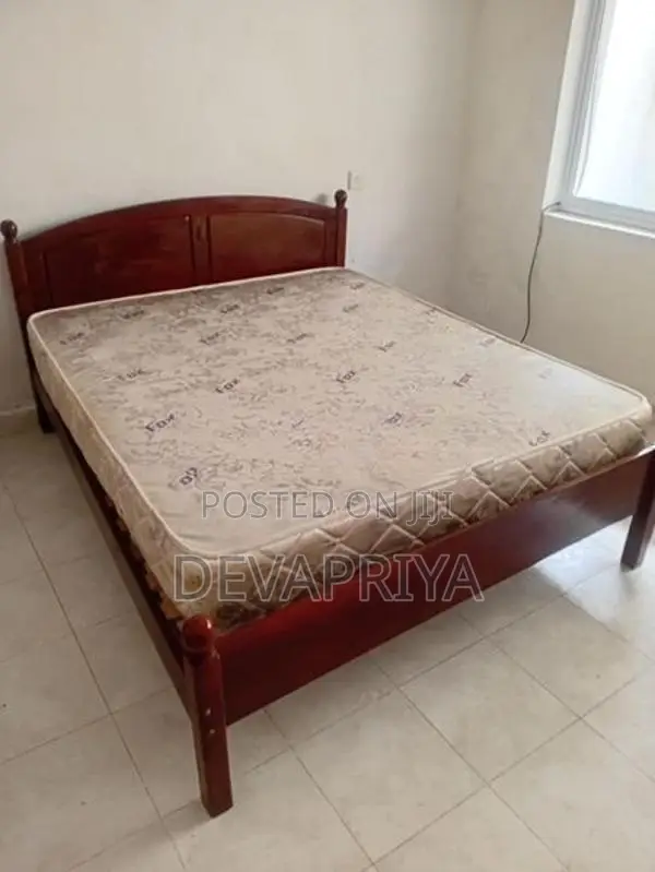 Mahogany Beds with Spring Mattress