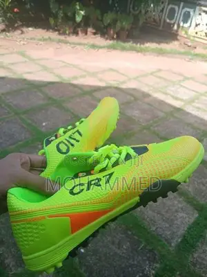 CR7 Turf Futsal Shoes - Neon Green