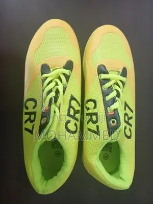 CR7 Turf Futsal Shoes - Neon Green