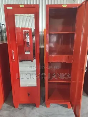 New 6x1.5 Size One Door Steel Cupboard with Mirror (W5)