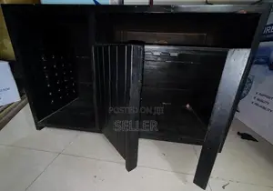 Solid Teak TV Console Stand