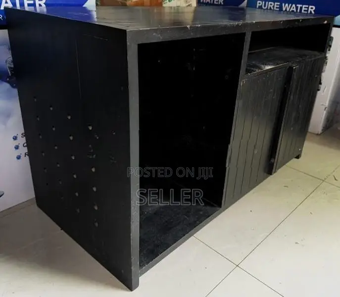 Solid Teak TV Console Stand