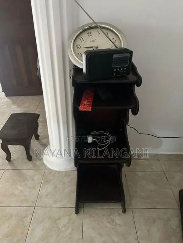 Used Teak Wood Telephone Stand/cabinet/tv Stand
