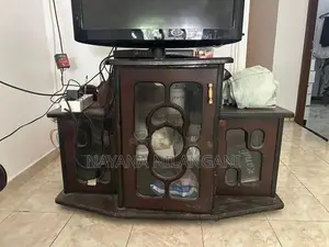 Used Teak Wood Telephone Stand/cabinet/tv Stand