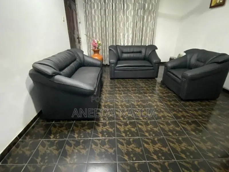 Black Sofa Set