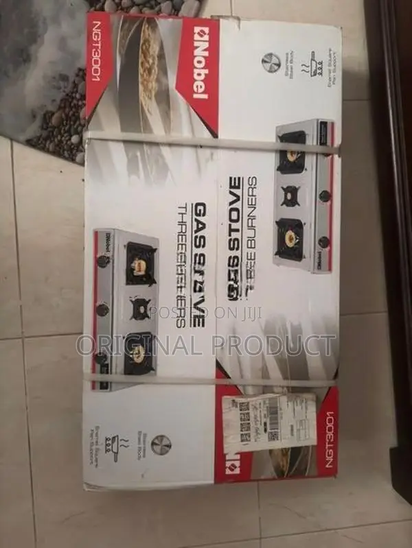 Nobel Gas Stove Stainless Steel Brass Glass