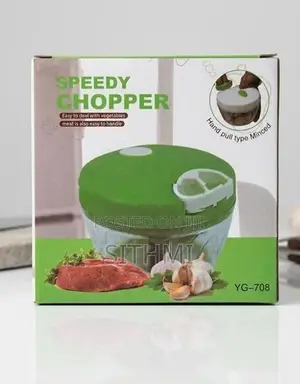 Speedy Chopper Hand Pull Vegetable Meat Cutter