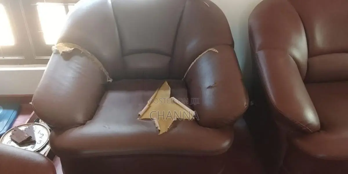 Leather Sofa Set