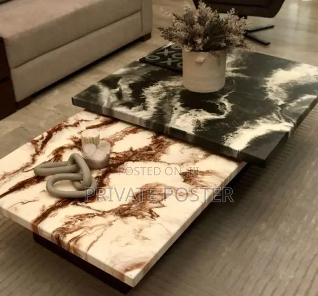 Modern Premium Sofa Set with Marble Coffee Table