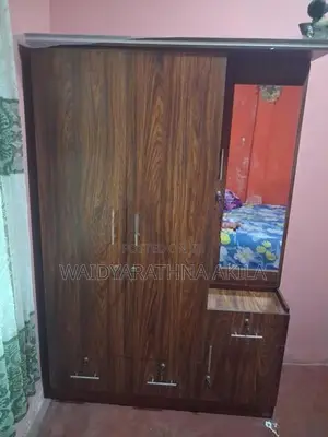 Dressing table with cupboard