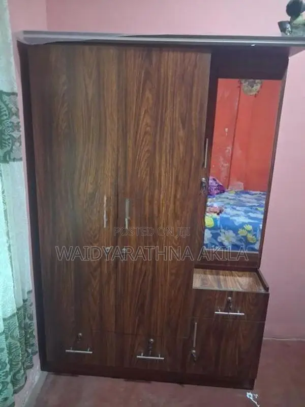 Dressing table with cupboard
