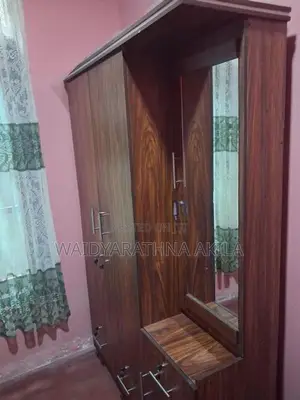 Dressing table with cupboard