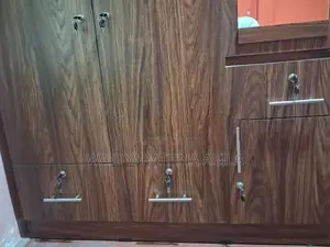 Dressing table with cupboard