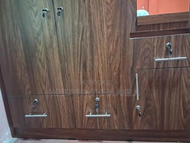 Dressing table with cupboard