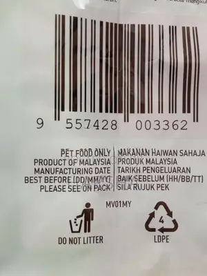 adult cat food 3 x 2kg