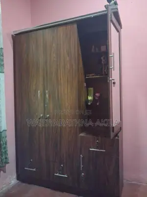 Dressing table with cupboard