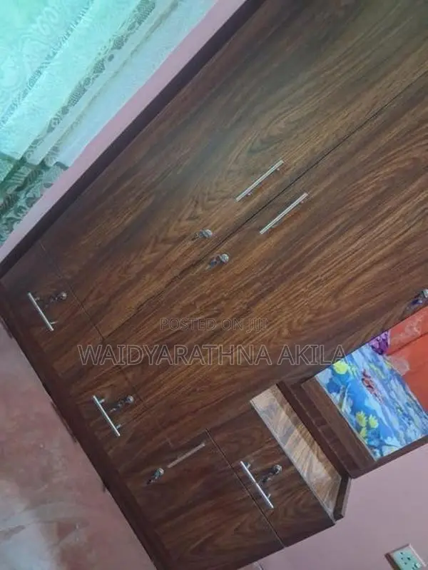 Dressing table with cupboard