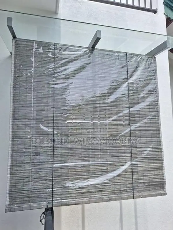 Varnished Natural Bamboo Blinds