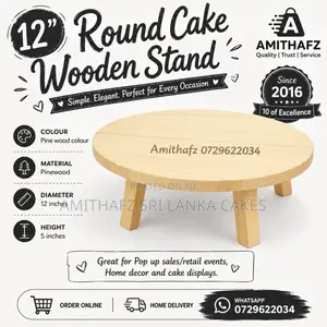 Looking for the Perfect Wooden Cake Stand Sale Buy Sri Lanka Cake Bake