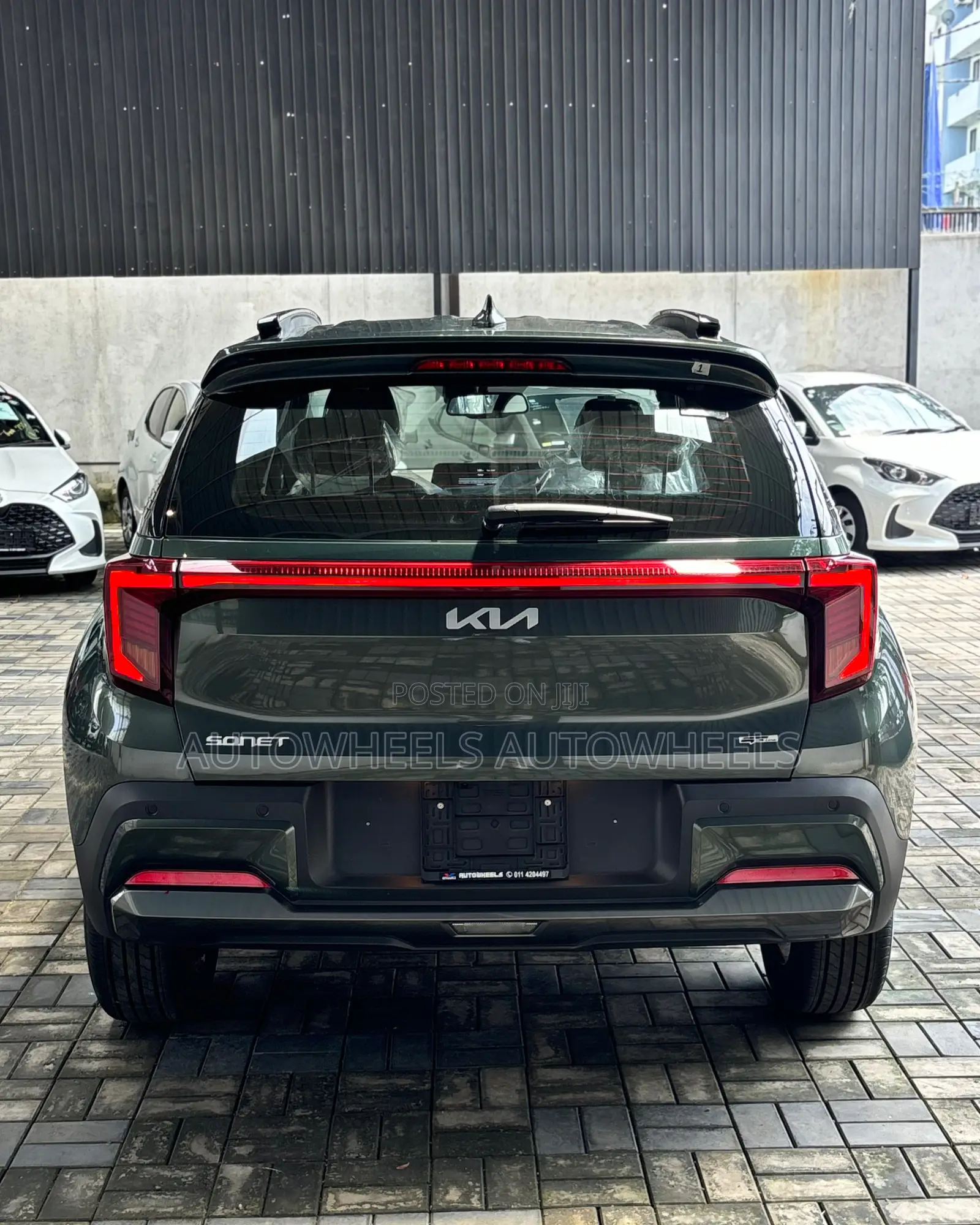 New Kia Sonet 2025 Green