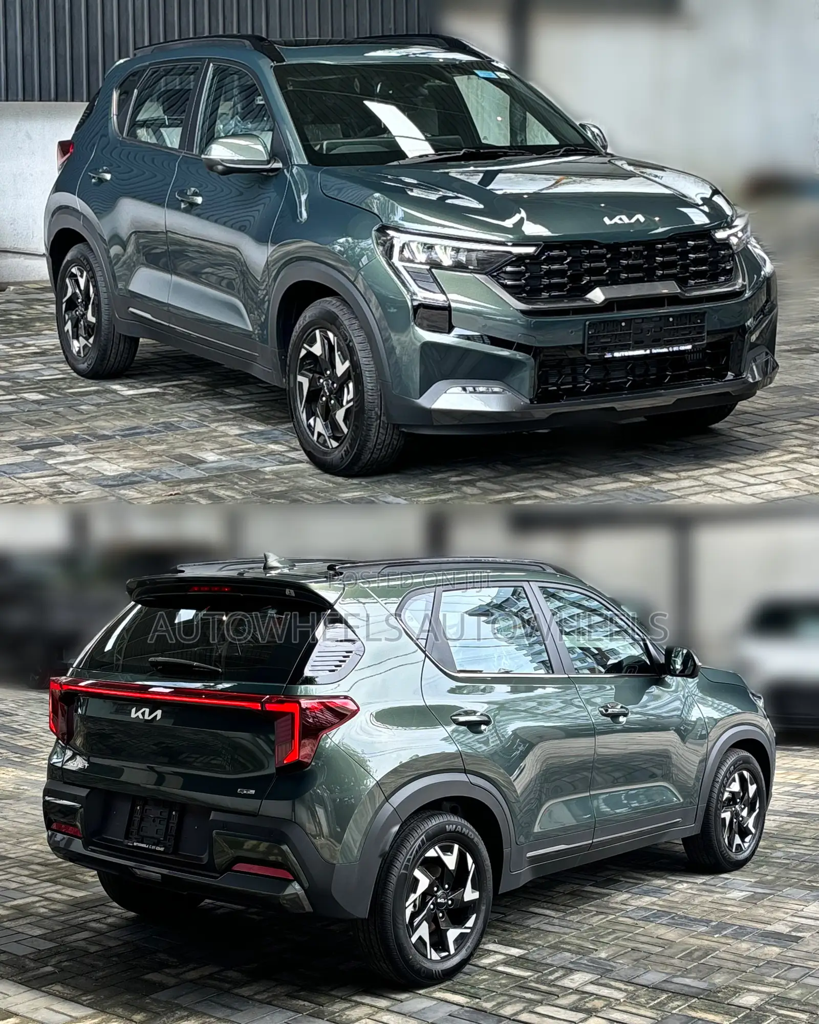 New Kia Sonet 2025 Green