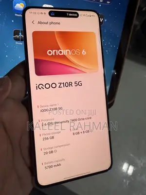 New iQOO Z10 256 GB Blue