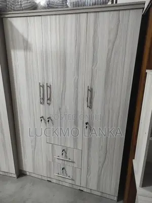 New 3 Door Melamine Cupboard (X2)