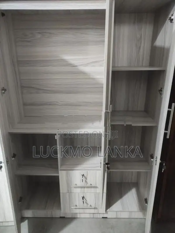 New 3 Door Melamine Cupboard (X2)