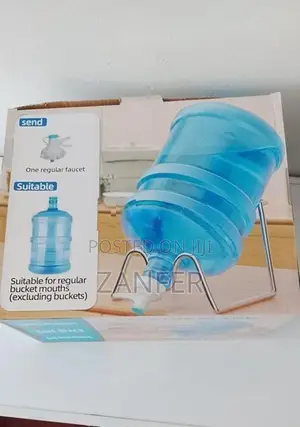 Water Dispenser Manual and Stand with Empy Bottle