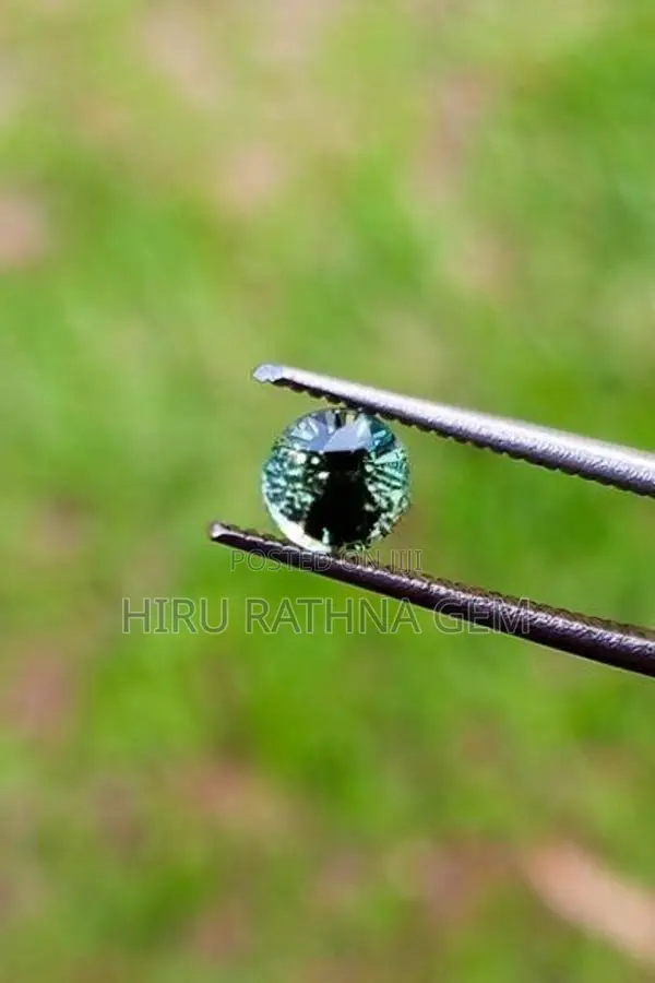 Natural Unheated Green Sapphire Gem
