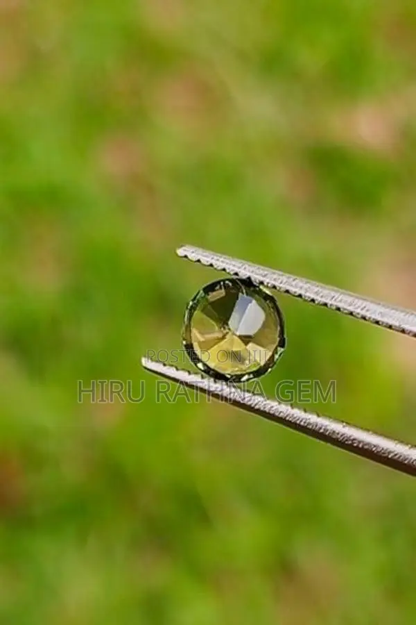 Natural Unheated Green Sapphire Gem