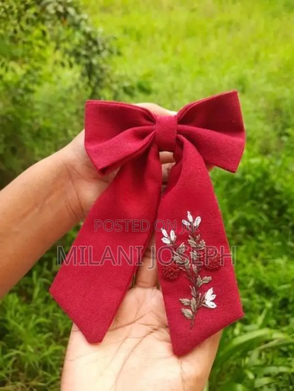 Hand Embroidered Hair accessories
