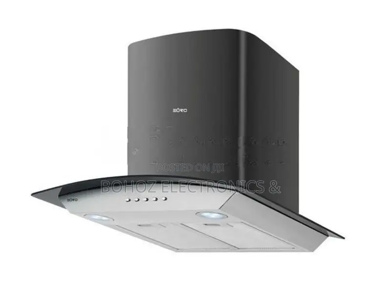 Euro Cooker Hood Chimney ARC - Black 32138