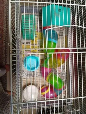hamster cage with all accessories