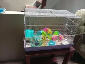 hamster cage with all accessories