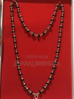 8mm silver கருங்காலி மாலை