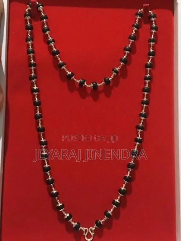 8mm silver கருங்காலி மாலை