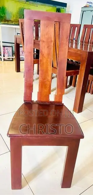 Teak wood 8 chair Table -Solid Timber