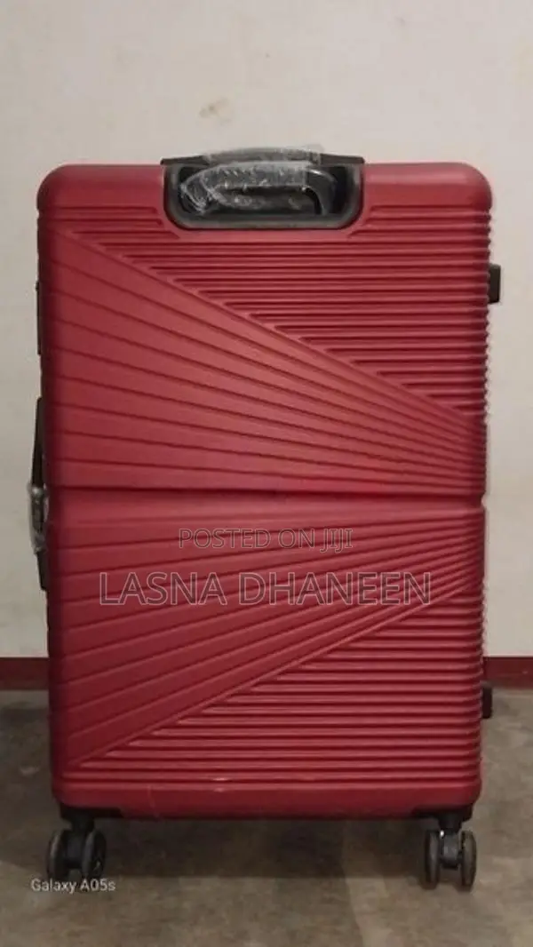 Large Red Hardshell Spinner Suitcase