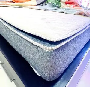 Teak queen size 6 drawers bed with 10” spring mattress