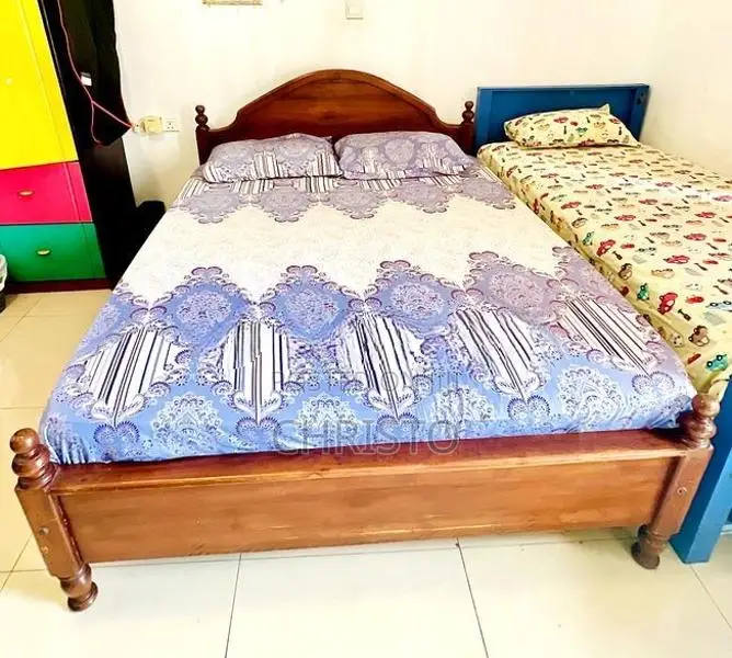 Teak Bed with 9" Spring mattress - Going Cheap