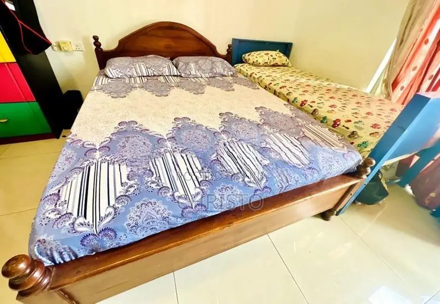 Teak Bed with 9" Spring mattress - Going Cheap