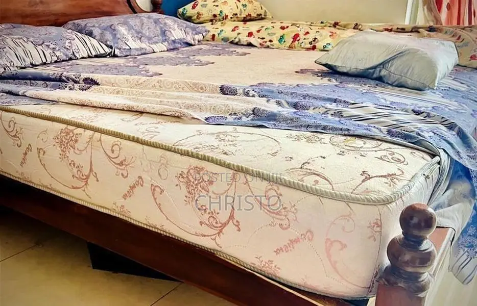 Teak Bed with 9" Spring mattress - Going Cheap