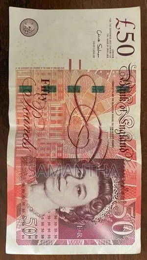GBP50 banknotes