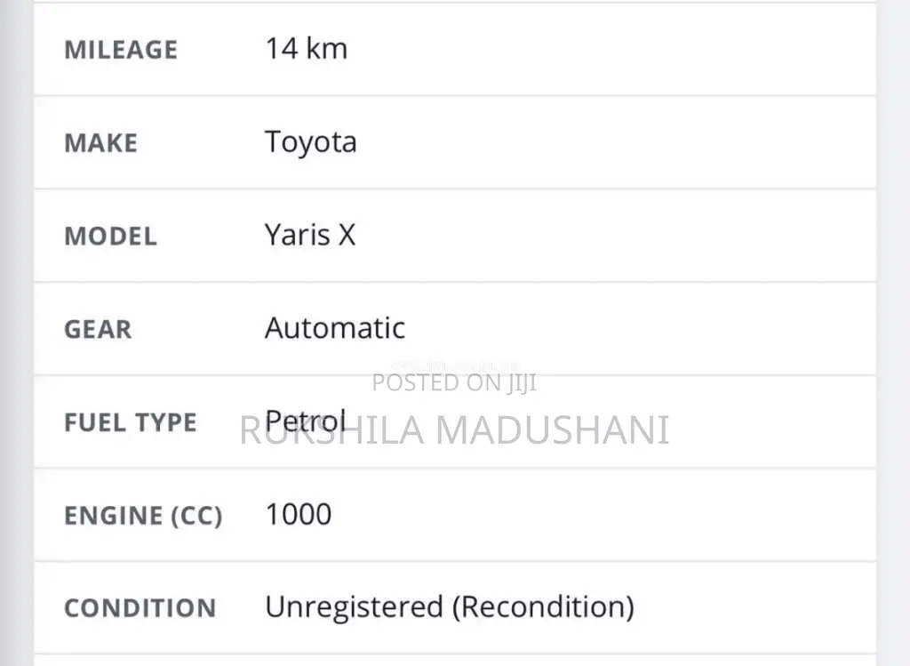 Toyota Yaris 2026 Car Brand New