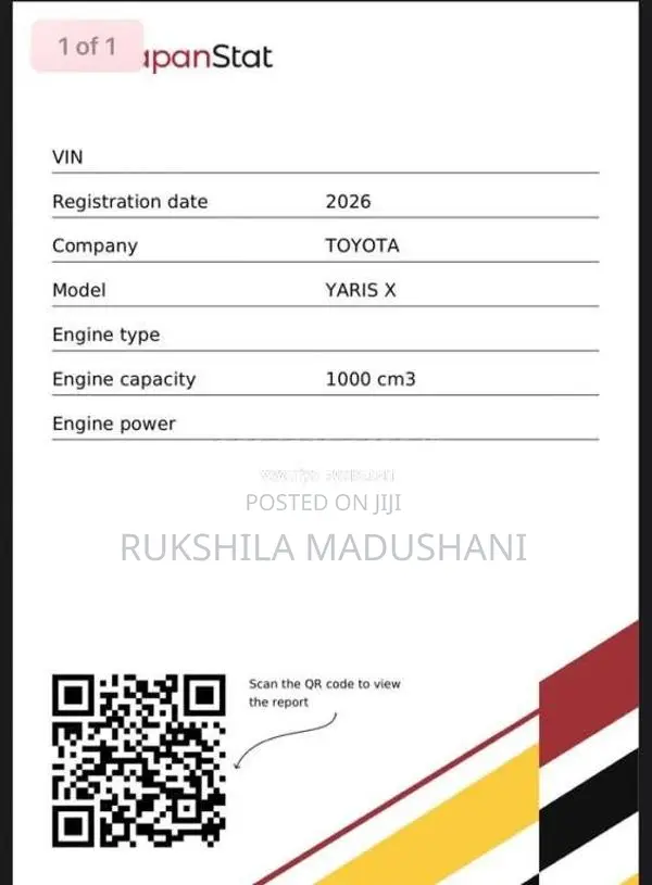 Toyota Yaris 2026 Car Brand New