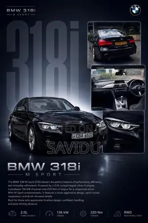 BMW 318i MSport 2017 Car (Used)