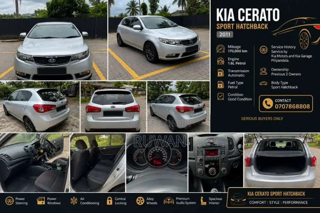 Kia Cerato 2011 Car (Used)