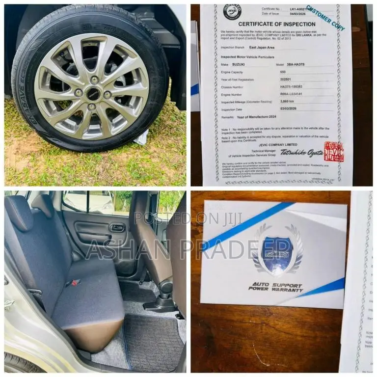 Suzuki Alto 2024 Car Unregistered (Recondition)